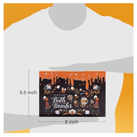 Body and earth bath bomb set (6): Honey, Rose and Lily scents NIB - Picture 7 of 11